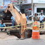 Gobierno Municipal inicia obra de reparación por socavón detectado en Avenida Ejército Mexicano