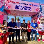 Inauguran en Mazatlán el Gran Maratón Pacifico y el Gran Triatlón Internacional