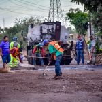Supervisa Alcalde Edgar González obra de las calles Nopalera y Platanar