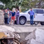 Aborda Alcalde Edgar González problema de inundaciones con vecinos de Hacienda del Seminario
