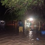 Protección Civil coordina acciones de auxilio y supervisión de daños tras intensas lluvias en Mocorito y Guasave